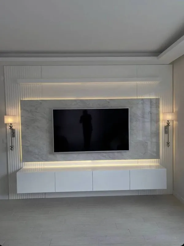 Panel TV LED Mármol